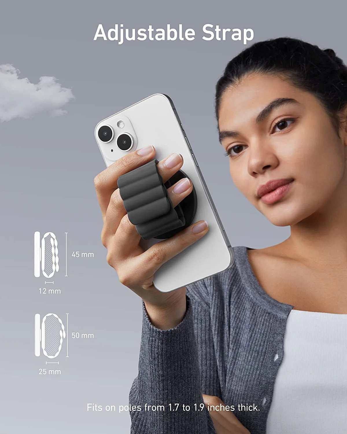 حامل مغناطيسي قوي ومريح MagGo من Anker لهواتف iPhone حامل مغناطيسي قوي ومريح MagGo من Anker لهواتف iPhone